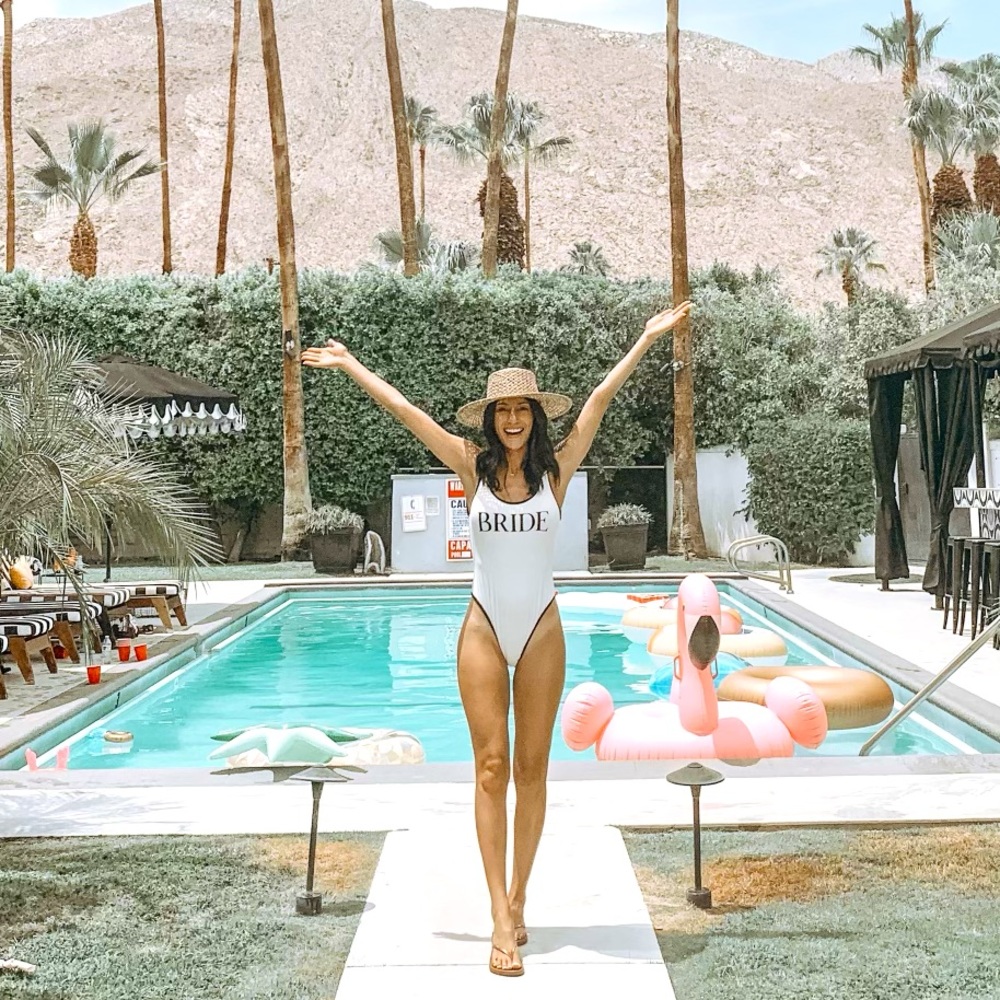 WEWOREWHAT
Bride Scoop Back Swimsuit